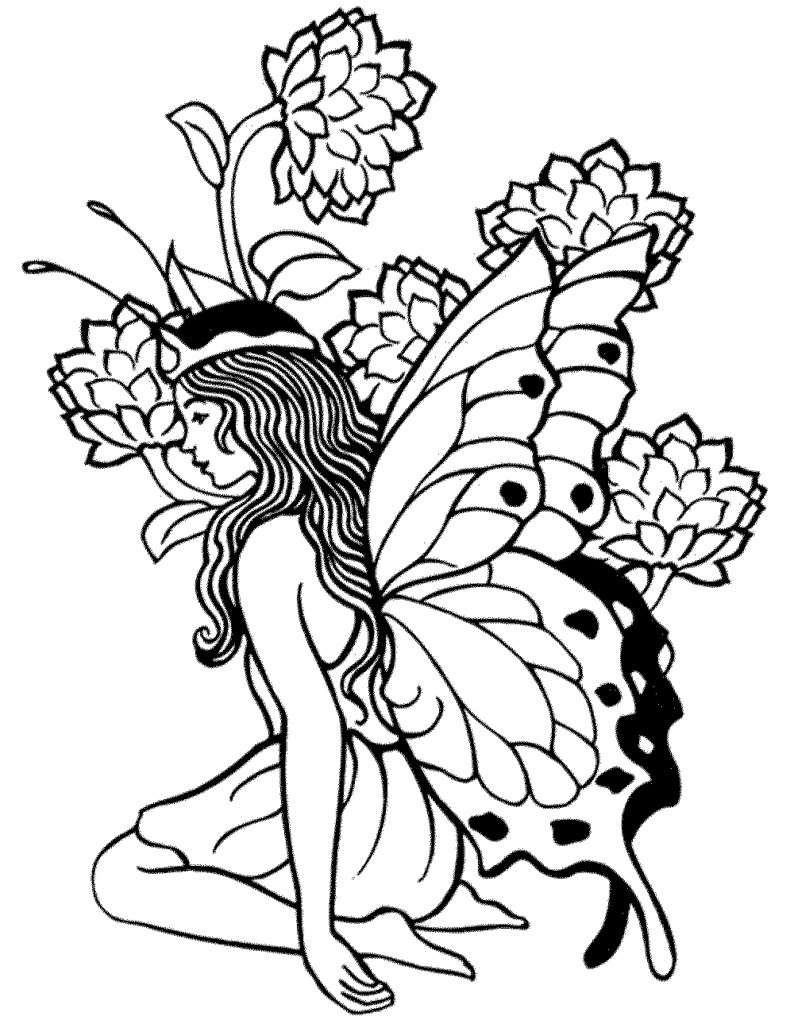 fairy coloring pages for adults best coloring pages for kids