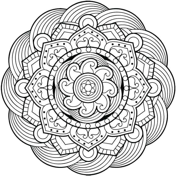 Flower Mandala Coloring Pages - Best Coloring Pages For Kids