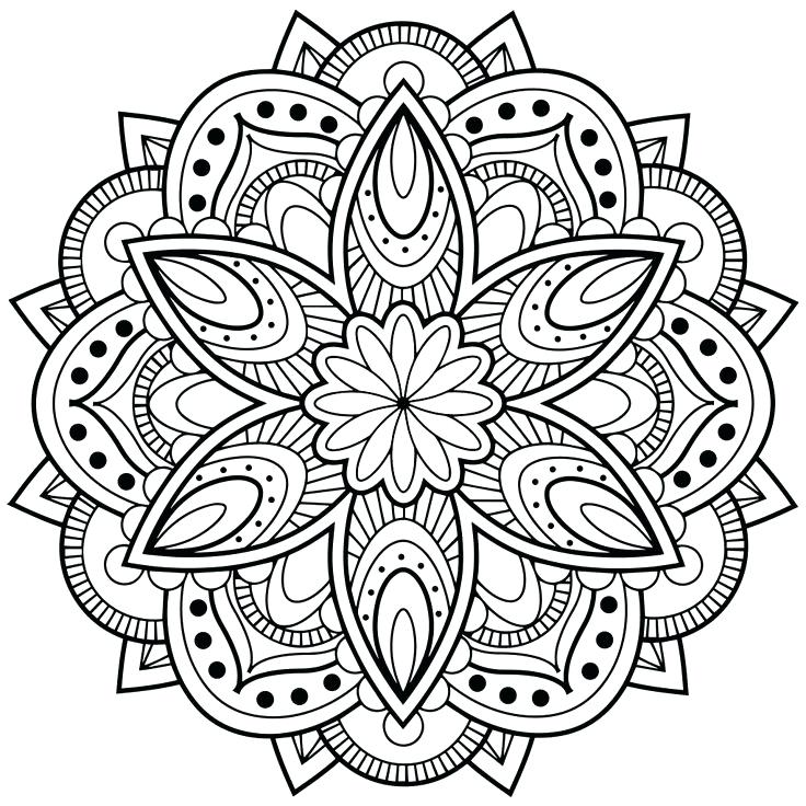 Flower Mandala Coloring Pages - Best Coloring Pages For Kids