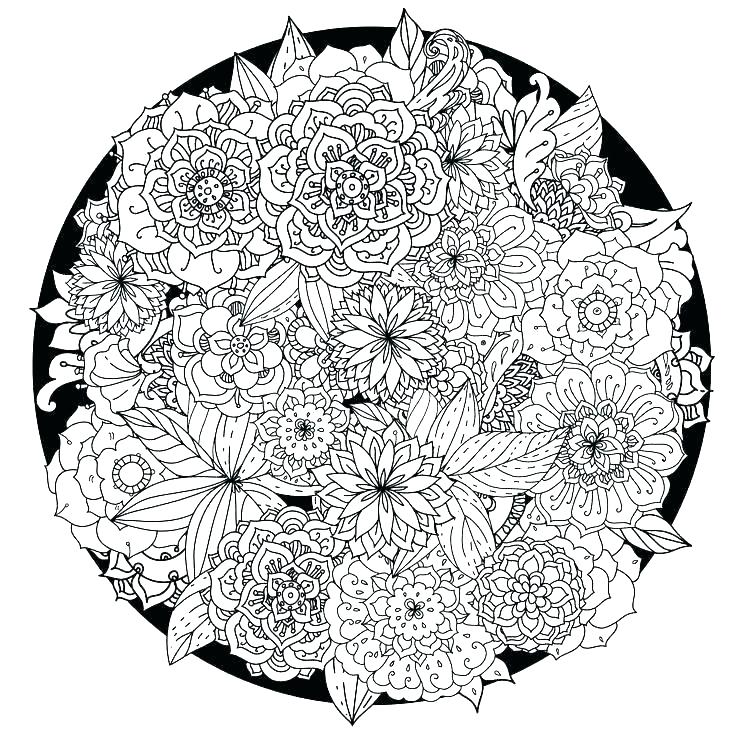 Flower Mandala Coloring Pages - Best Coloring Pages For Kids