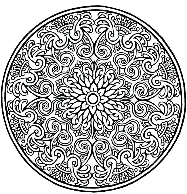 Free Flower Mandala Coloring Pages