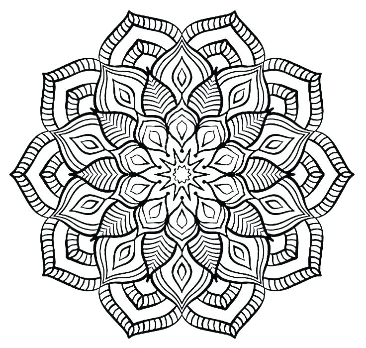 Flower Mandala Coloring Pages - Best Coloring Pages For Kids