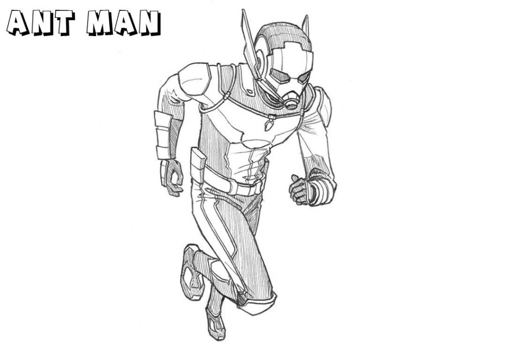 Free Printable Ant Man Coloring Pages