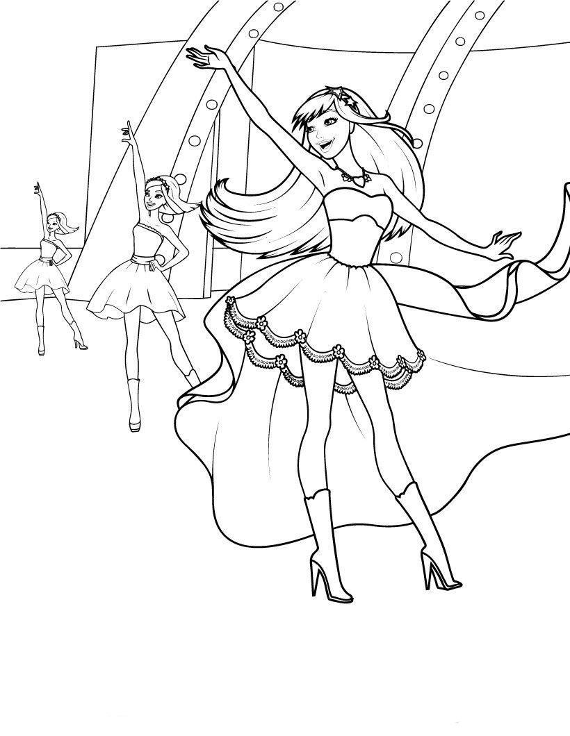 barbie princess and the pauper coloring pages