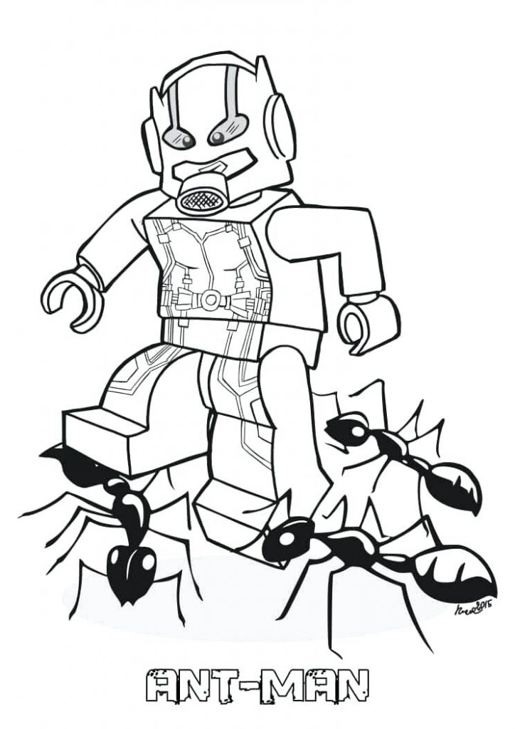 Lego Ant Man Coloring Pages