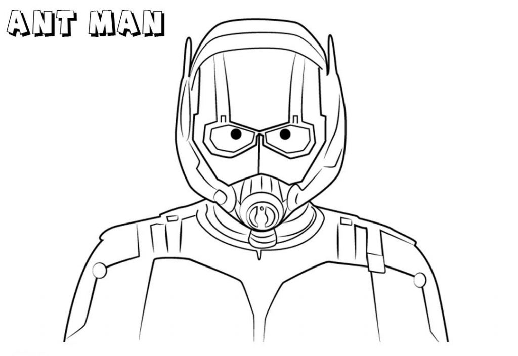 Marvel Ant Man Coloring Page