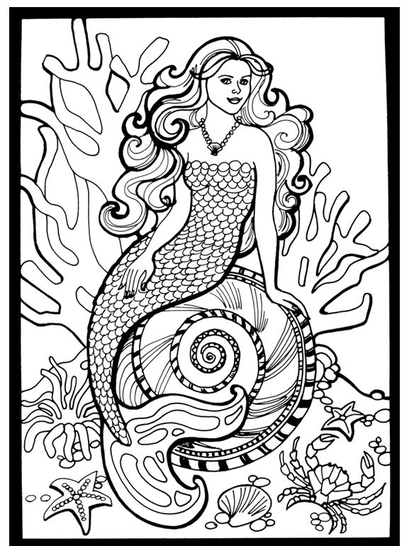 free-printable-mermaid-coloring-pages