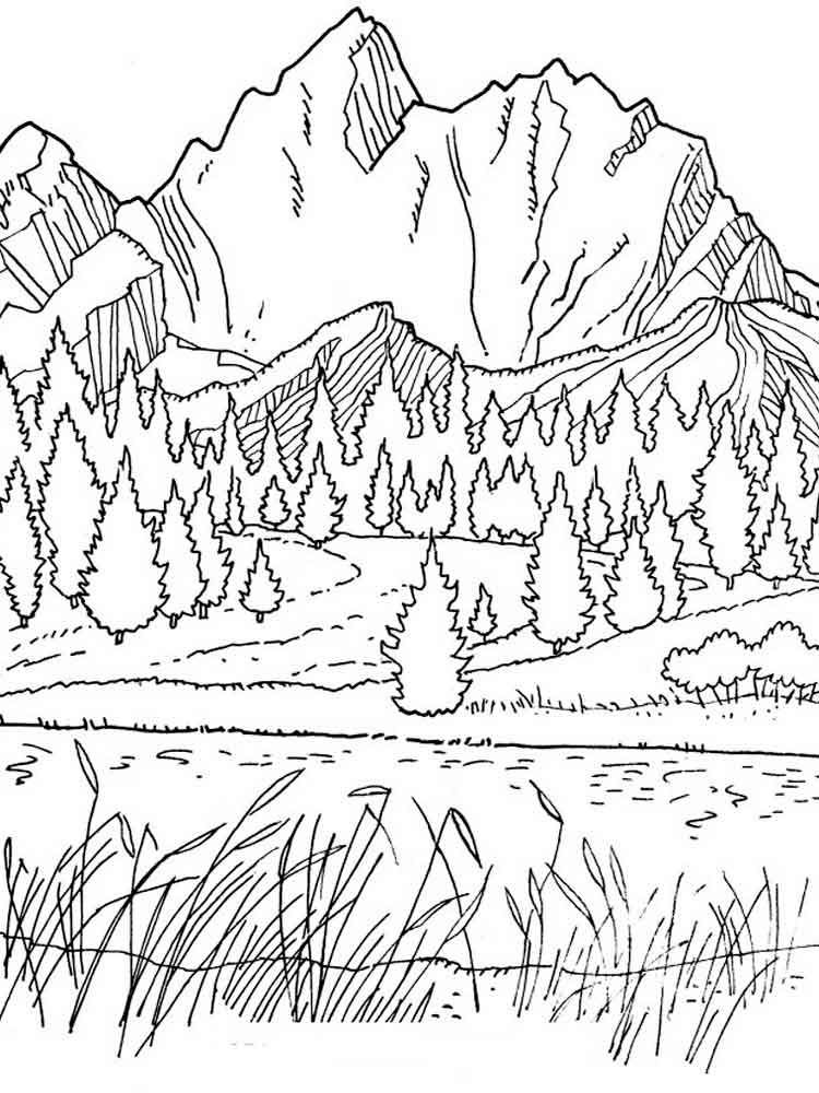 Scenery Coloring Pages for Adults - Best Coloring Pages For Kids