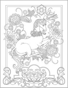 Unicorn Coloring Pages for Adults - Best Coloring Pages For Kids