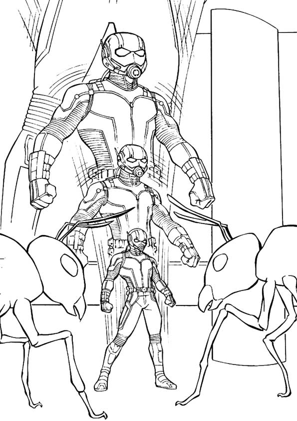 Ant Man Coloring Pages - Best Coloring Pages For Kids