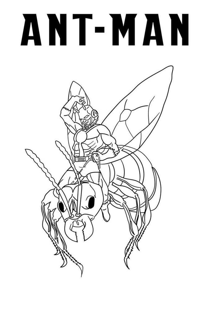 Ant Man Coloring Pages - Best Coloring Pages For Kids