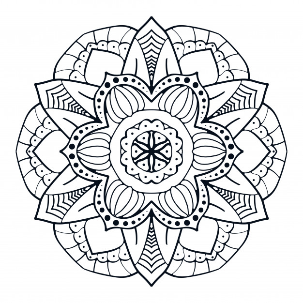 Adult Colouring Tutorial Mandala Part One from Colorya Flower