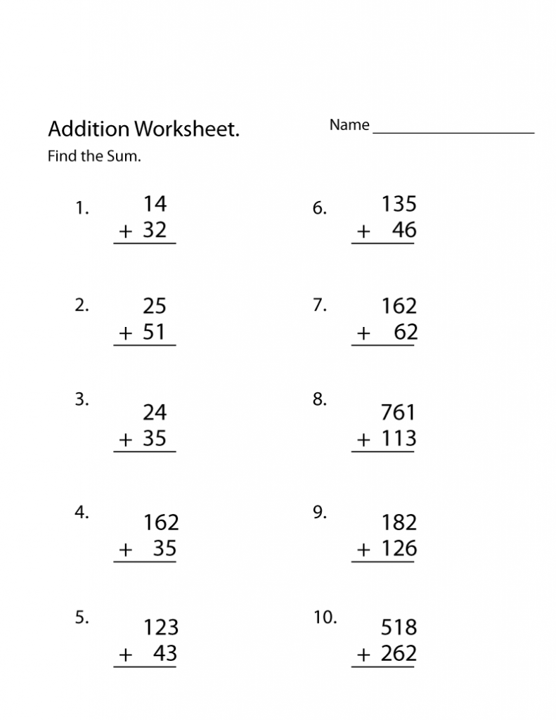 3rd Grade Math Worksheets Best Coloring Pages For Kids