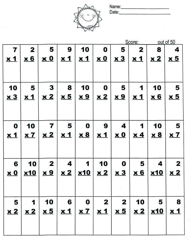 3rd Grade Multiplication Worksheets Best Coloring Pages For Kids Free Printable Third Grade 