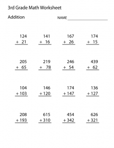 3rd Grade Math Worksheets - Best Coloring Pages For Kids