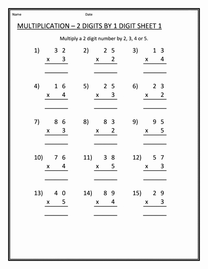 3rd Grade Math Worksheets - Best Coloring Pages For Kids