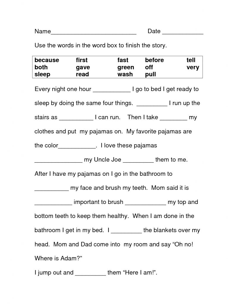 3rd Grade Worksheets