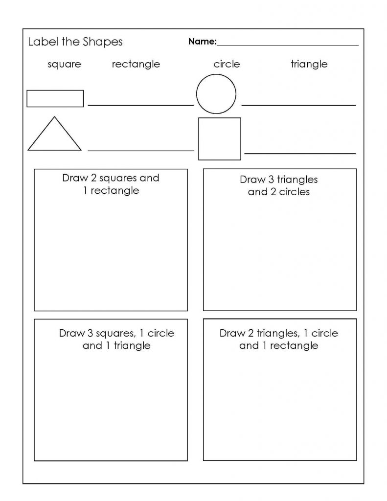 3rd Grade Worksheets Shapes