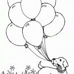 Balloon Coloring Pages