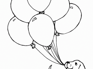 Balloon Coloring Pages