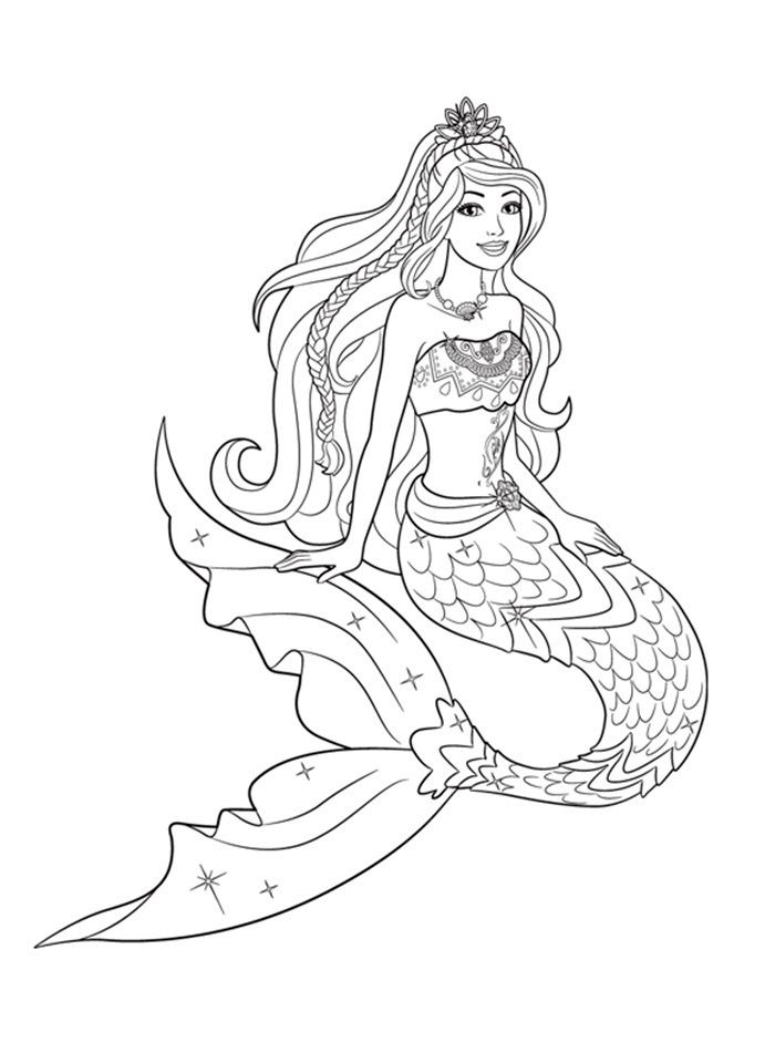 Barbie Mermaid Coloring Pages - Best Coloring Pages For Kids