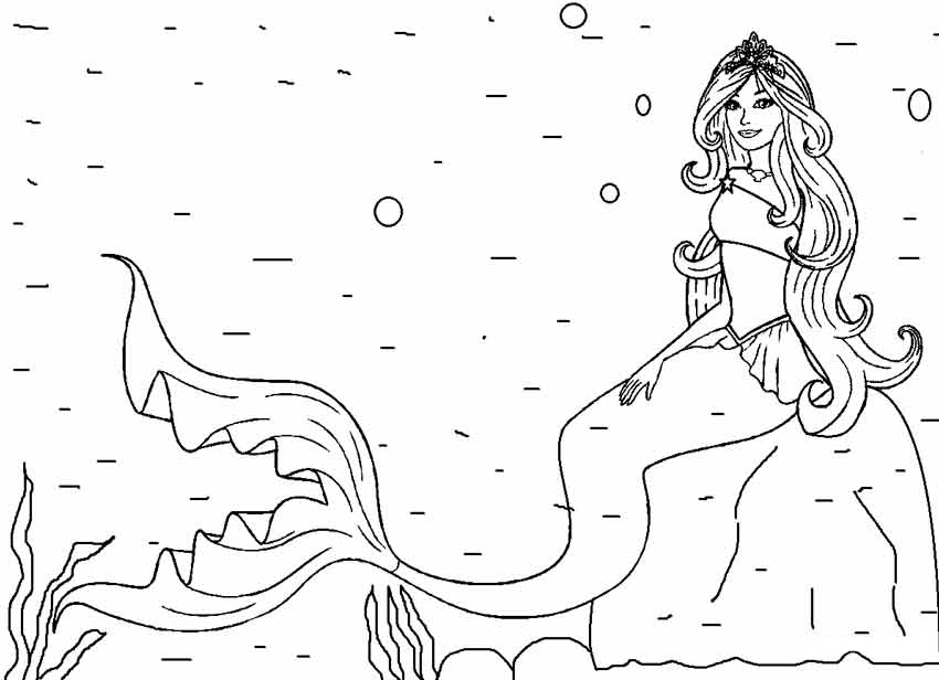 barbie mermaid coloring pages  best coloring pages for kids