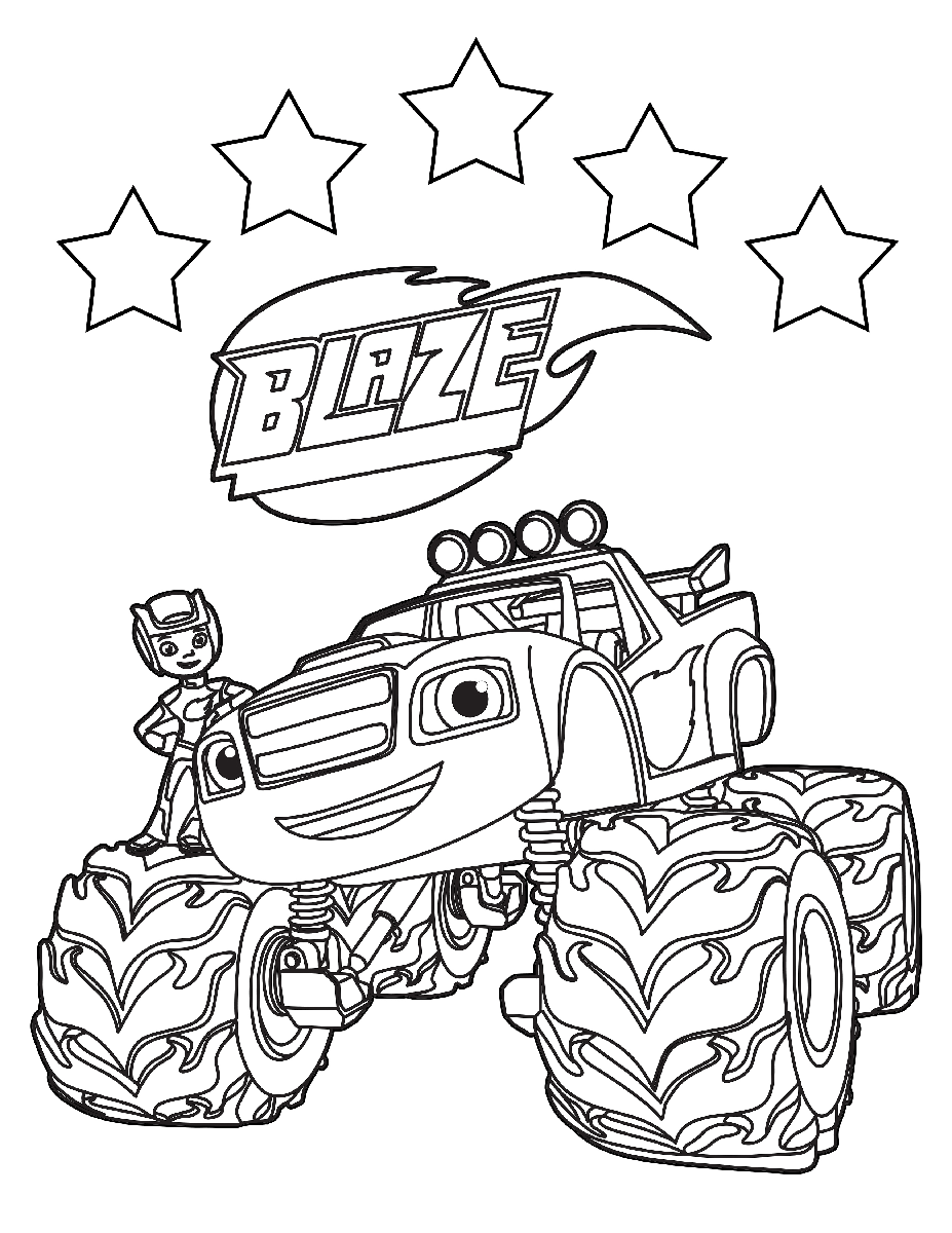 Blaze And The Monster Machines Coloring Pages Best Coloring Pages For Kids Blaze And The Monster Machines Coloring Pages Best Coloring Pages For Kids