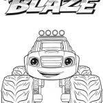 Blaze Coloring Pages