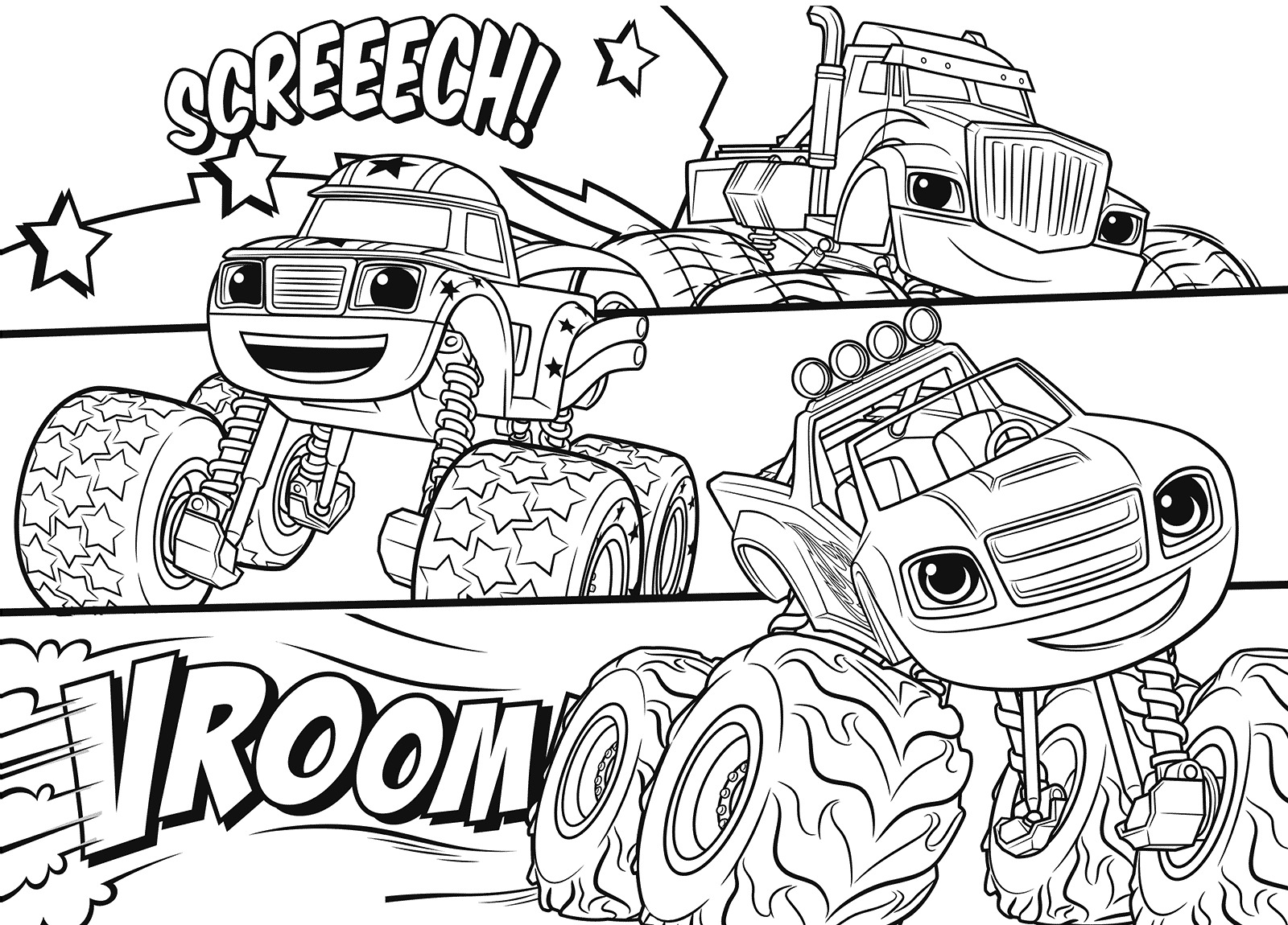 Blaze and the Monster Machines Coloring Pages - Best Coloring Pages For