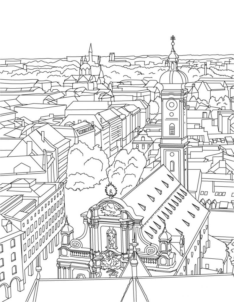 City Coloring Pages