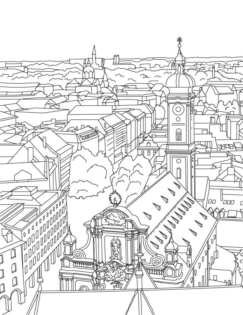 City Coloring Pages - Best Coloring Pages For Kids