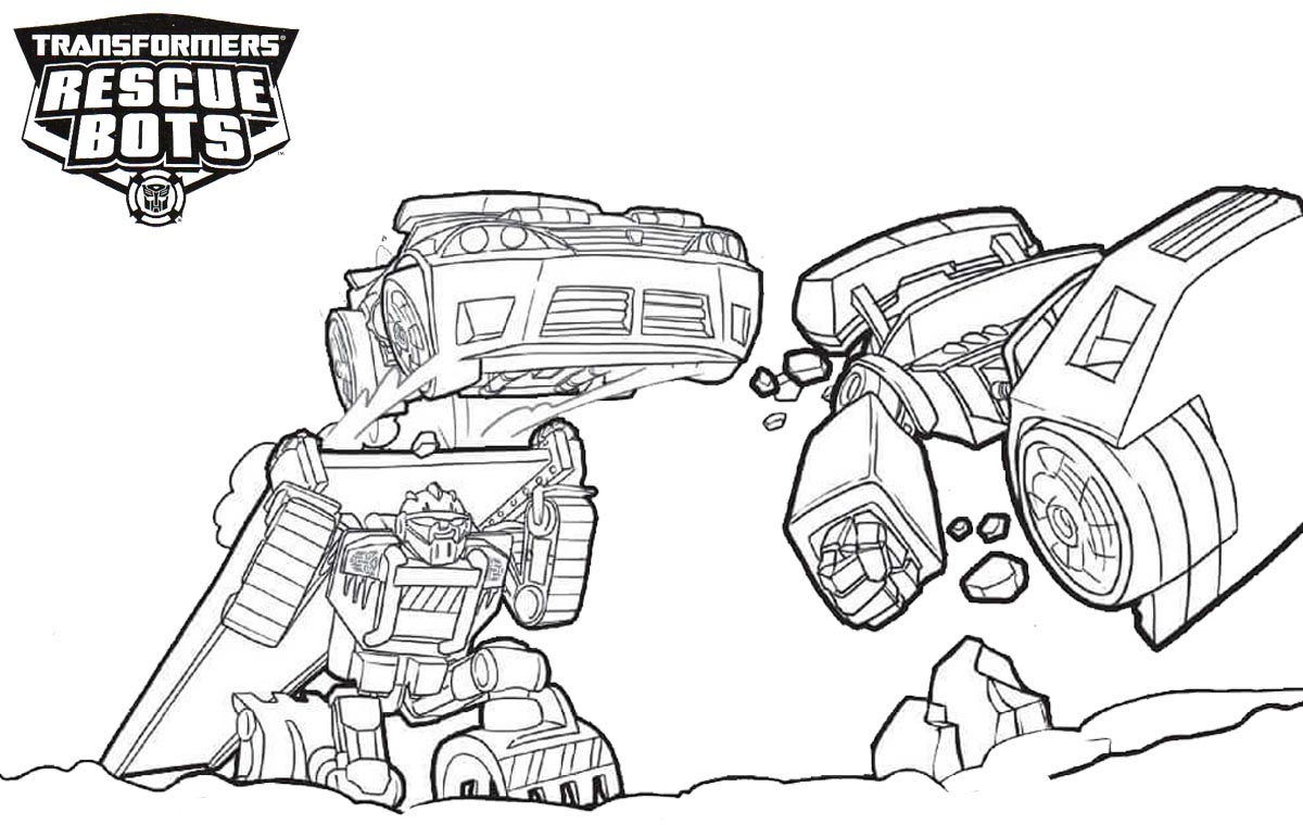 Rescue Bots Coloring Pages.