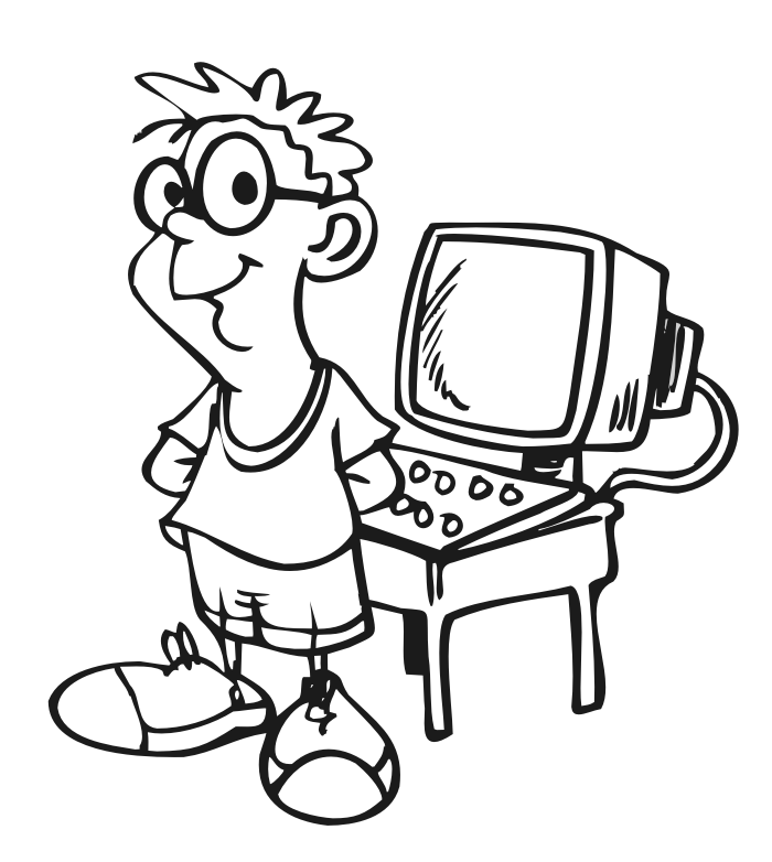 Computer Coloring Pages