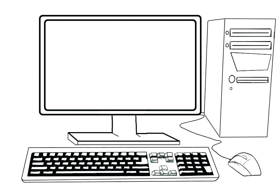 Computer Coloring Pages - Best Coloring Pages For Kids