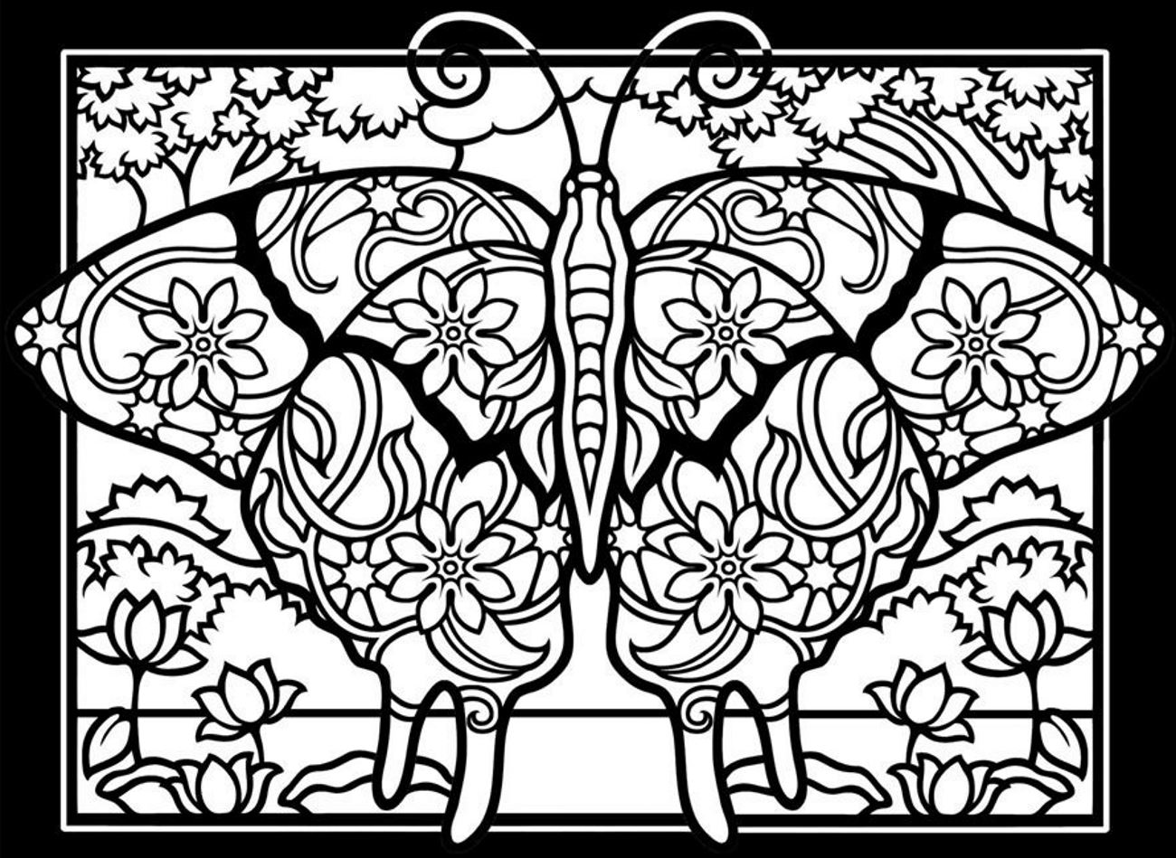 Butterfly Coloring Pages for Adults - Best Coloring Pages 