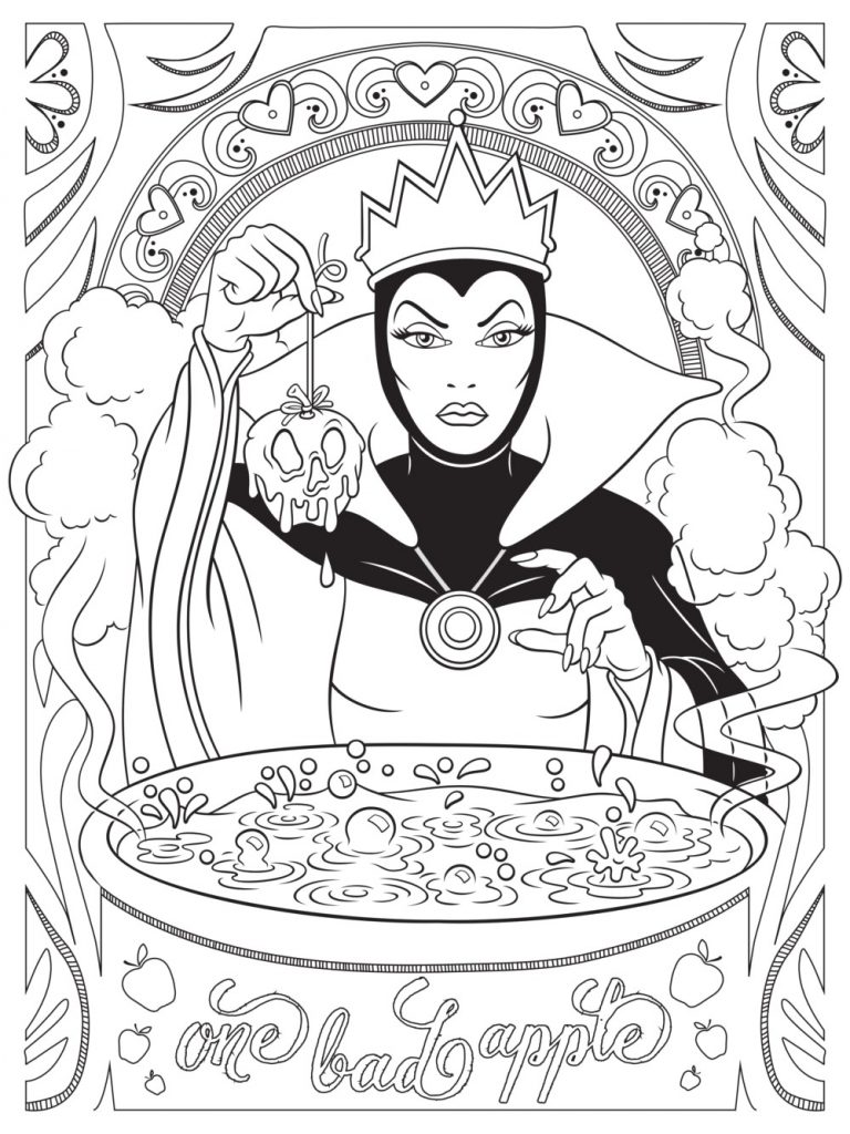 Disney Villain Coloring Pages for Adults