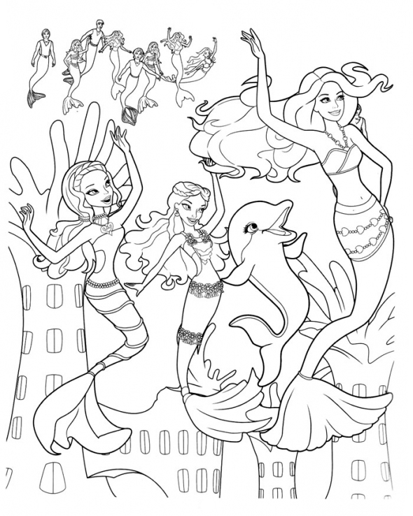 Barbie Mermaid Coloring Pages Best Coloring Pages For Kids Barbie Mermaid Coloring Pages Best Coloring Pages For Kids