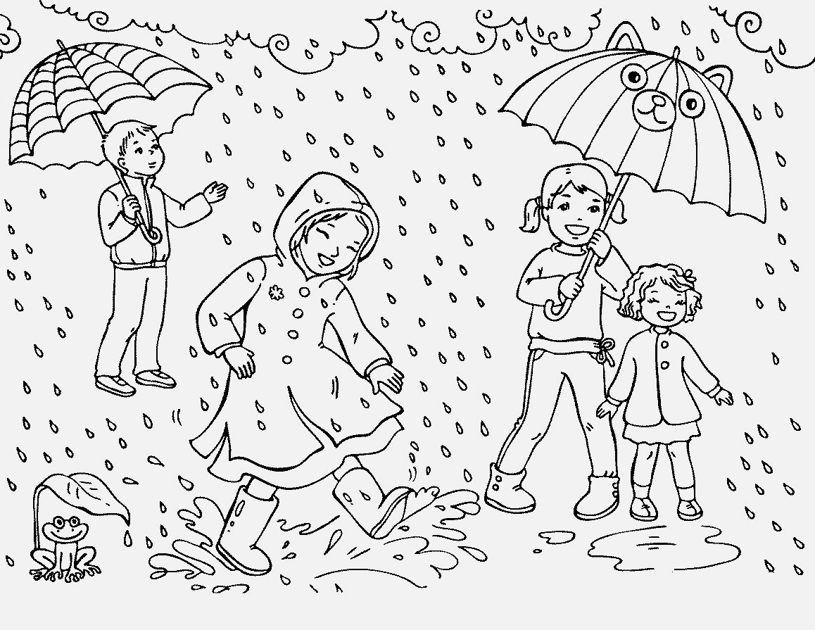 Rain Coloring Pages - Best Coloring Pages For Kids