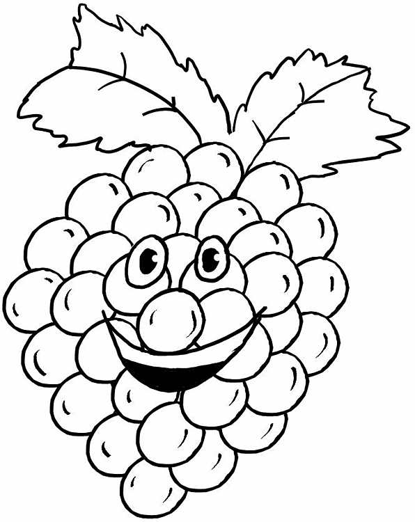 Download Grapes Coloring Pages - Best Coloring Pages For Kids