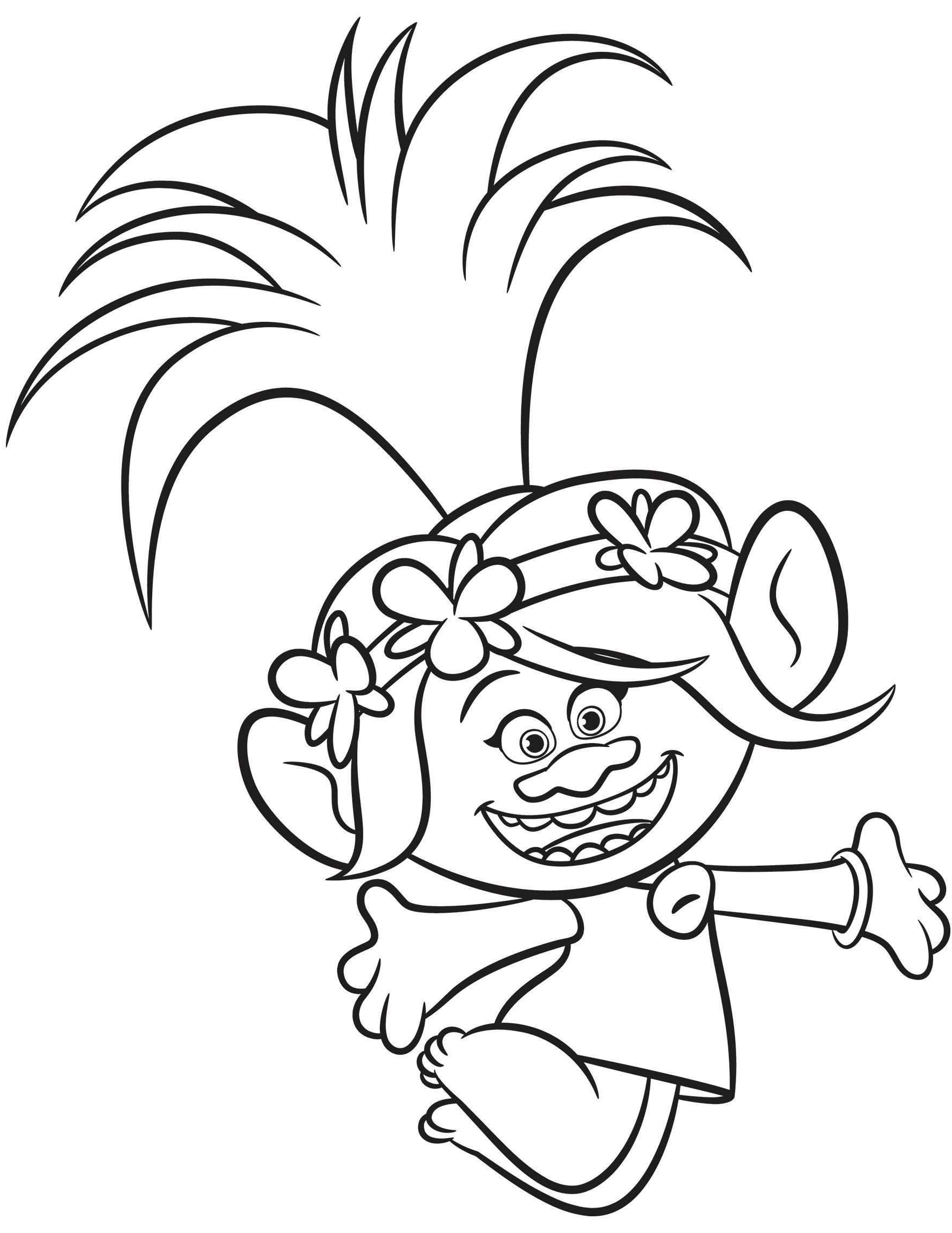 Poppy Coloring Pages - Best Coloring Pages For Kids