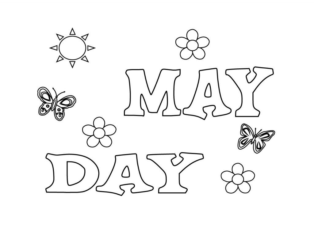 May Day Coloring Pages