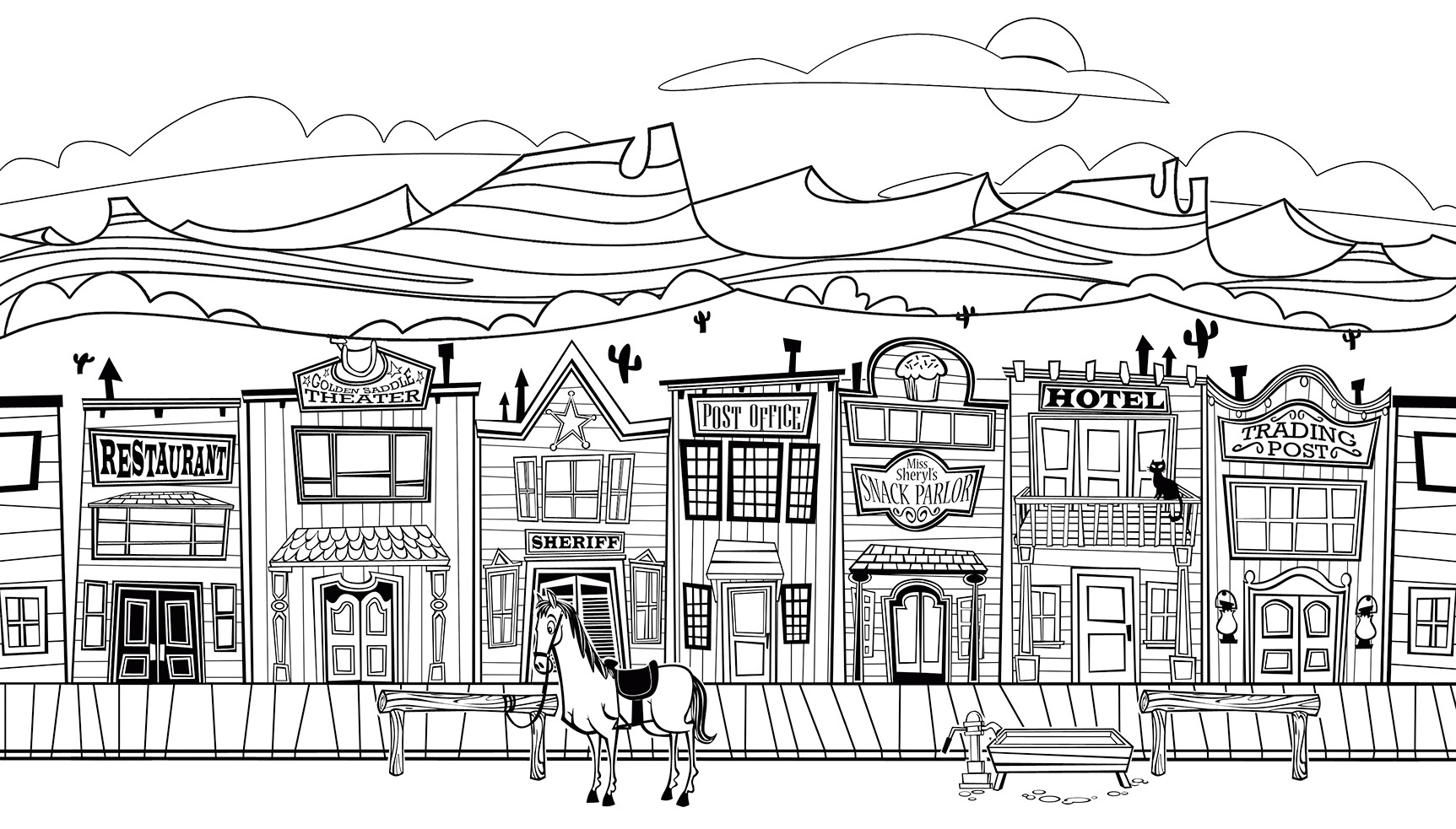 City Coloring Pages - Best Coloring Pages For Kids