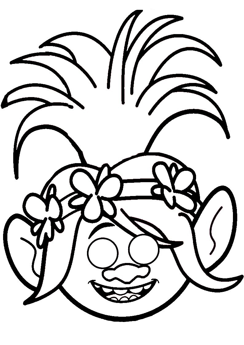 Trolls World Tour coloring pages Poppy coloring page, Coloring pages, Cute coloring pages