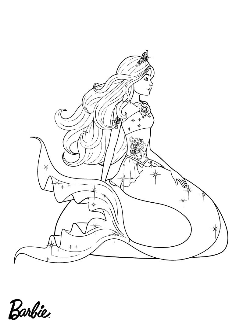 Barbie Mermaid Coloring Pages - Best Coloring Pages For Kids