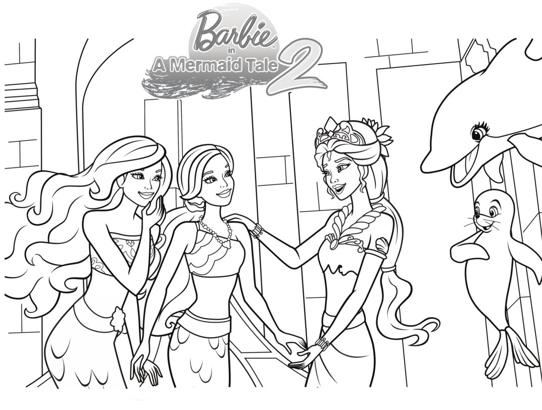 Barbie Mermaid Coloring Pages   Best Coloring Pages For Kids
