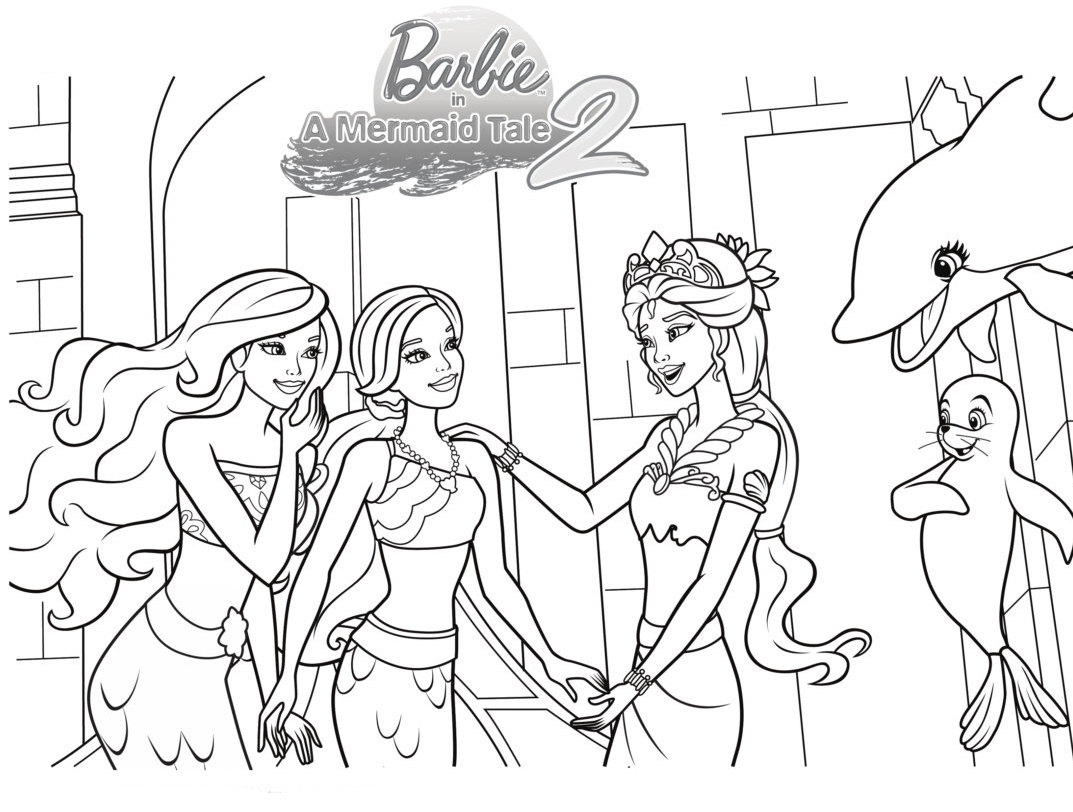 Download Barbie Mermaid Coloring Pages - Best Coloring Pages For Kids