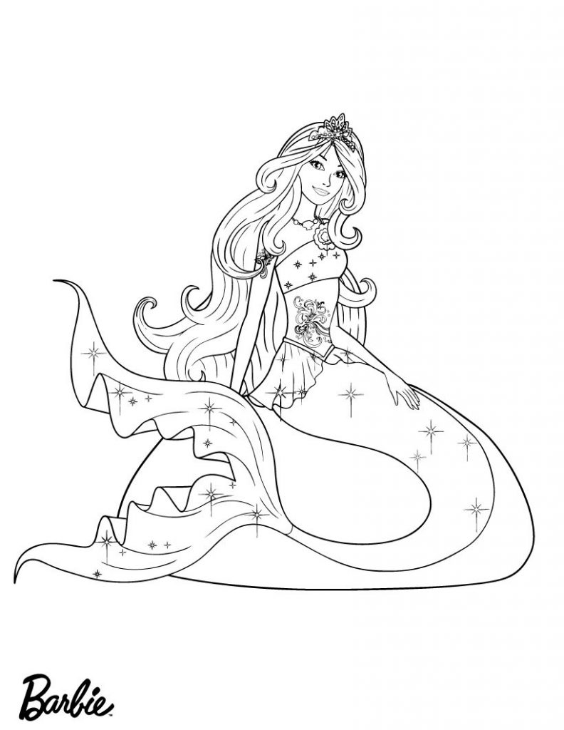 Barbie Mermaid Coloring Pages - Best Coloring Pages For Kids