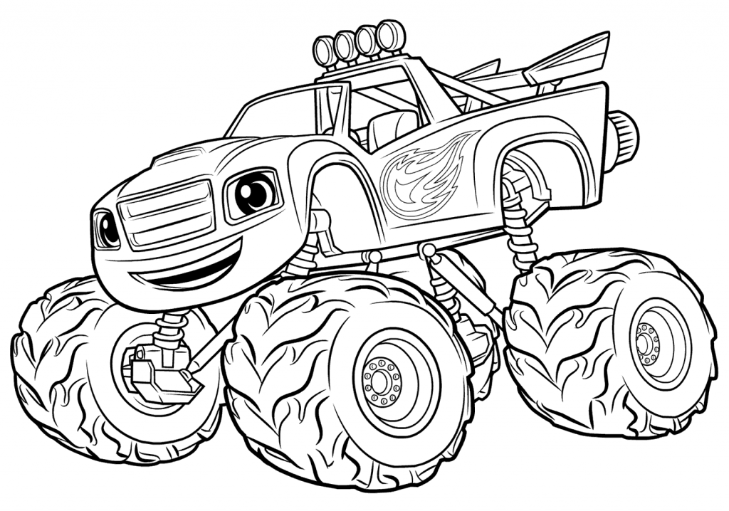 Printable Blaze and the Monster Machines Coloring Pages
