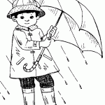 Printable Rain Coloring Pages
