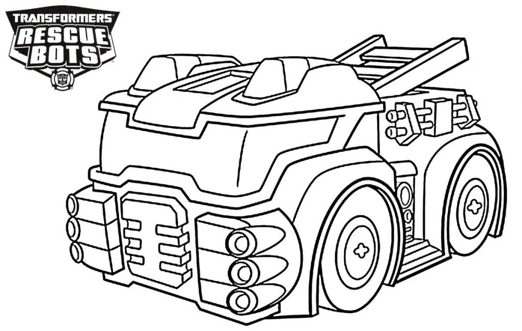 Rescue Bots Heatwave Truck Coloring Pages